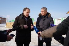 The Head of Bashkortostan Radiy Khabirov visits Severnaya Niva